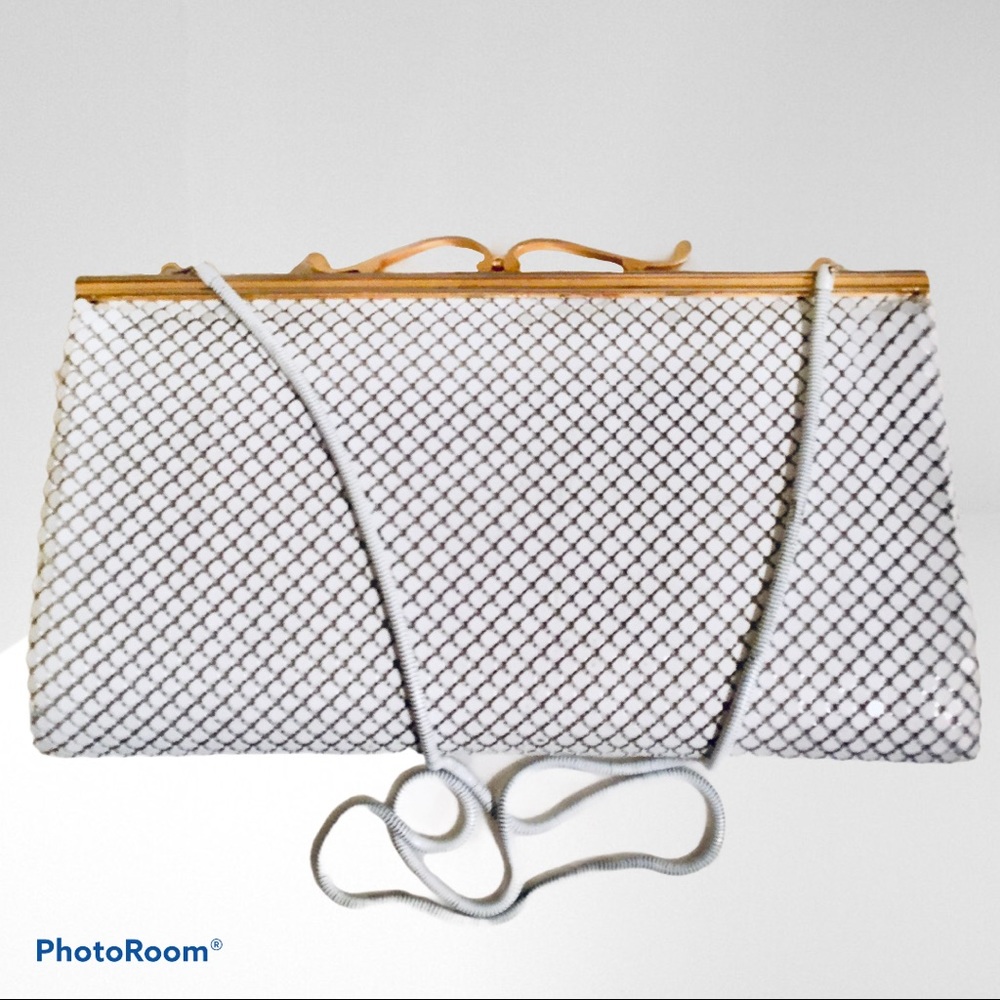 Vintage Elka White Mesh Purse